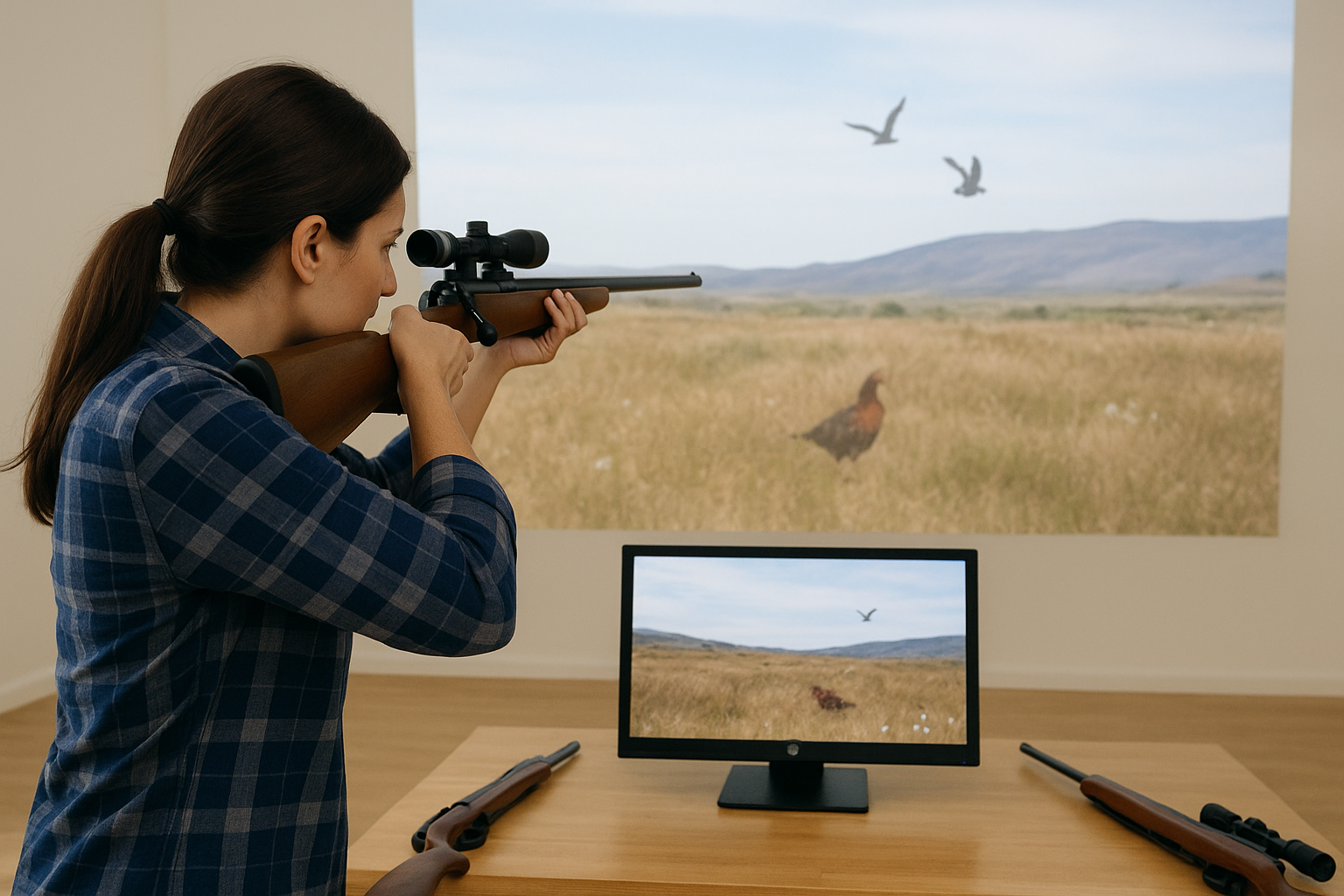 Simulador de caza para principiantes